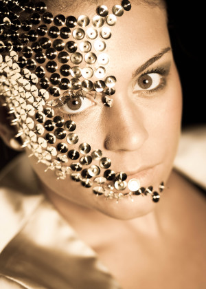 Gold Make Up Fotoshooting. Visagistin und Stylistin: Entire Beauty | Nadja Maisl, 2014, Salzburg