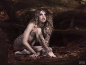Bodypaint und Airbrush Leopard. Visagistin und Stylistin: Nadja Maisl | Entire Beauty, 2015, Salzburg